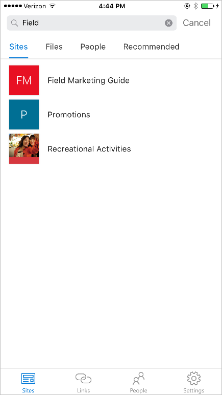 the SharePoint mobile app for iOS is now available 11