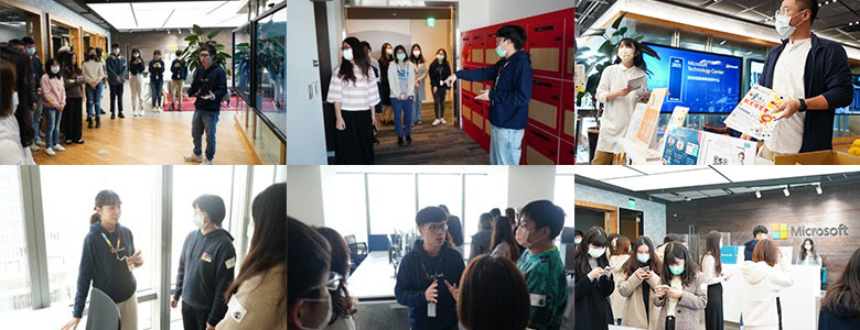 Event pictures and screenshots of social media site stickers