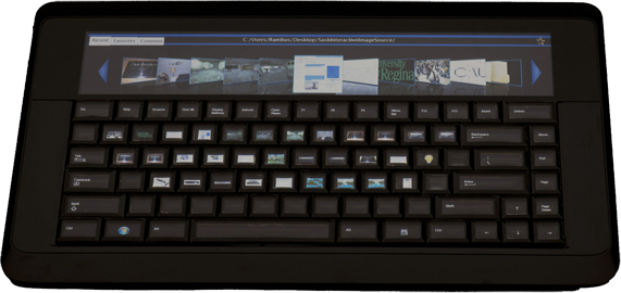 Picture of a Microsoft Adaptive Keyboard