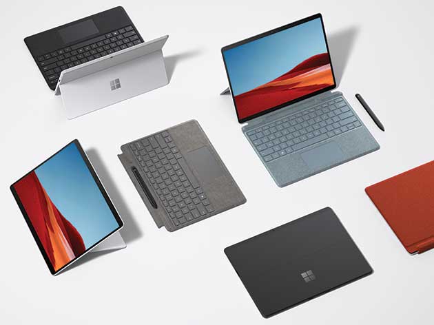 Sammlung von Surface-Laptops