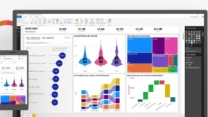 Power BI - Screenshot der Anwendung