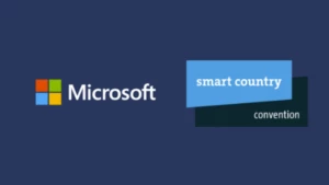 Microsoft auf der Smart Country Convention 2023.