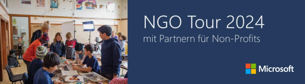 Logo der Microsoft NGO Tour
