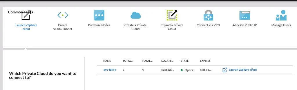 Überblick zu VMware on Azure: VPN-Tunel aufbauen