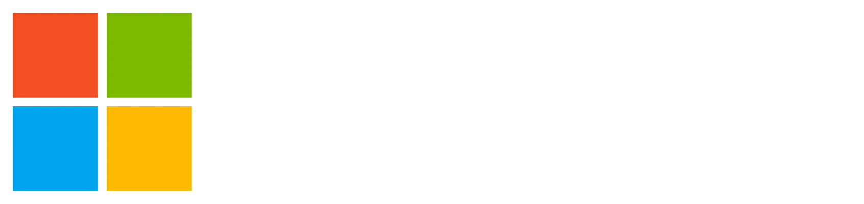 Microsoft logo header