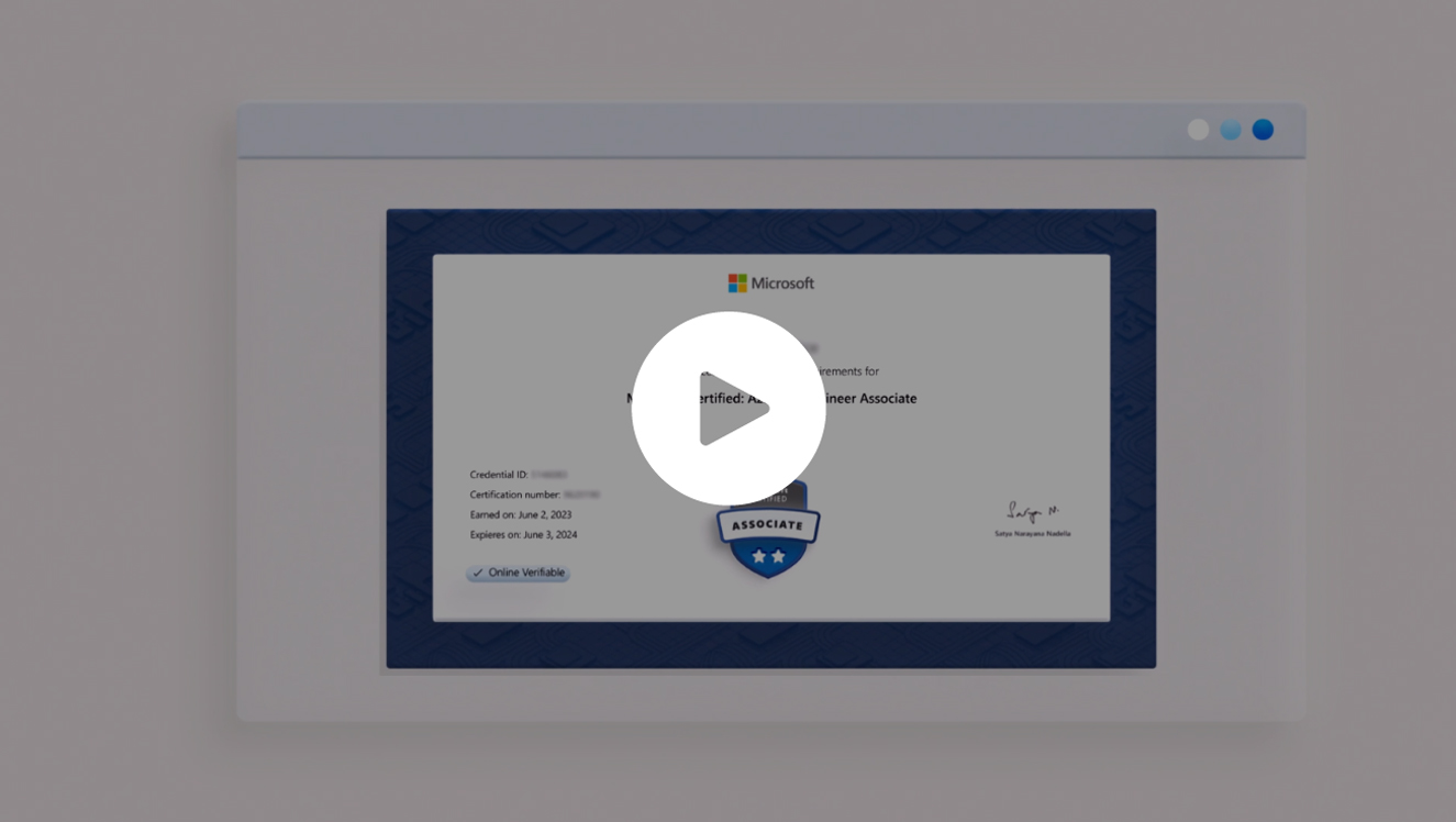 A thumbnail video screenshot of ‘Making AI accessible to all students’ video