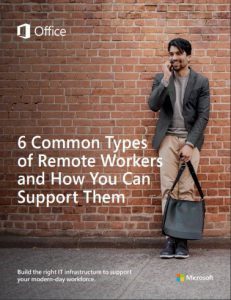 Image of 6 common types of remote workers ebook cover