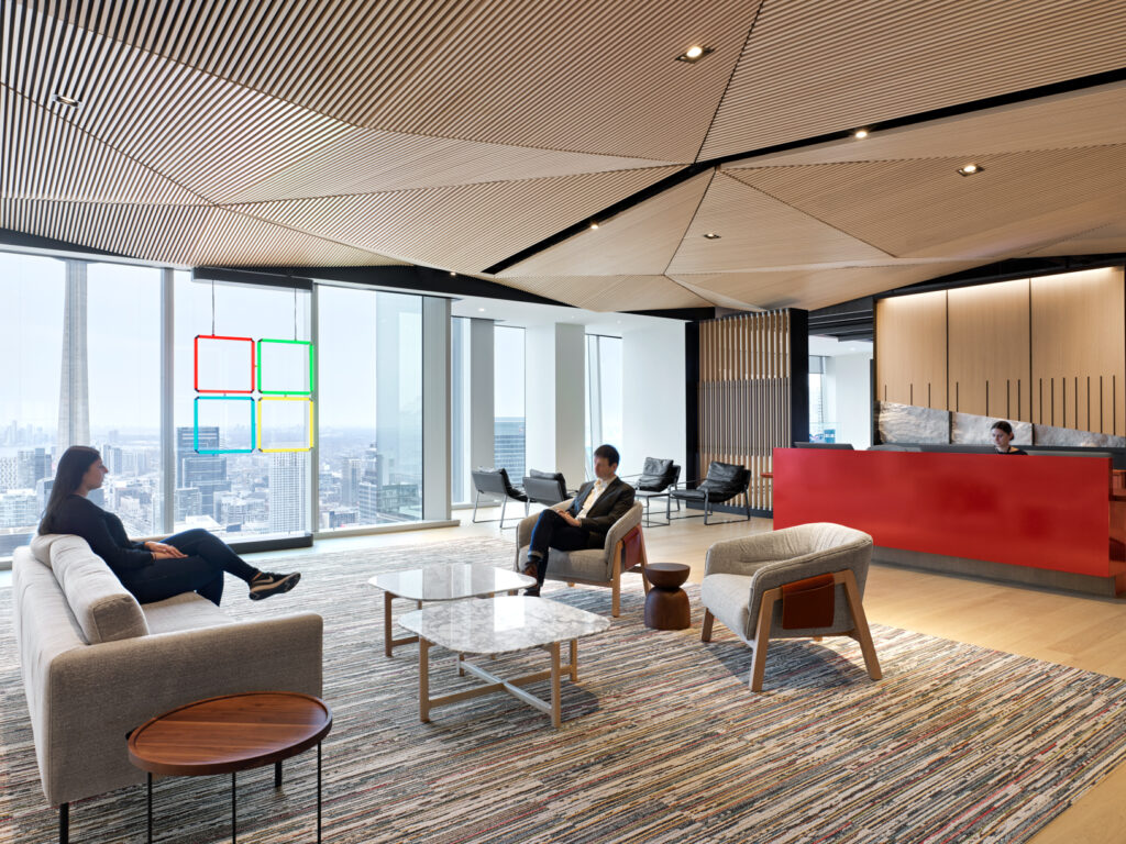 Image of Microsoft Canada Headquarters seating area