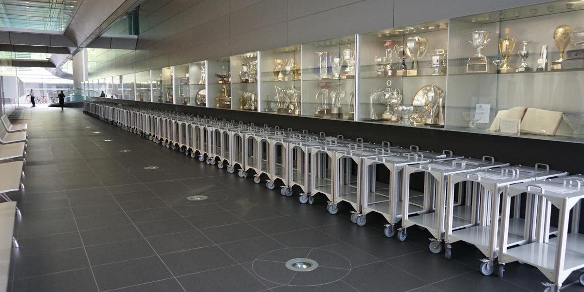 McLaren built 250 ventilator trolleys a day