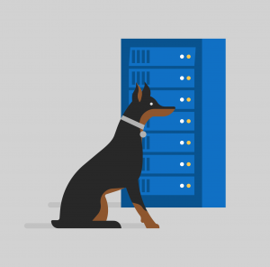 Illustration detailing security of files.