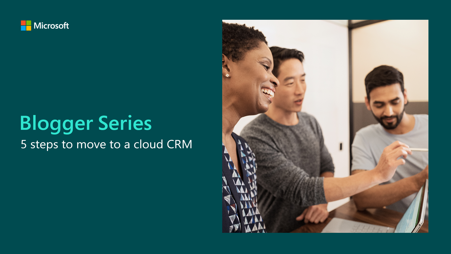 5 steps to move to a cloud CRM graphic