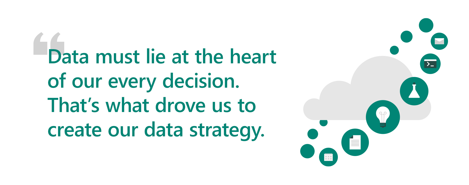 Quote about SLaM's data strategy