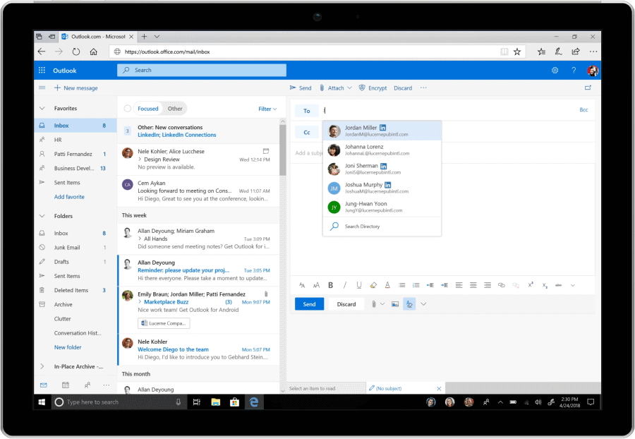 New to Microsoft 365 in March—tools to enable teamwork and enhance security in the workplace