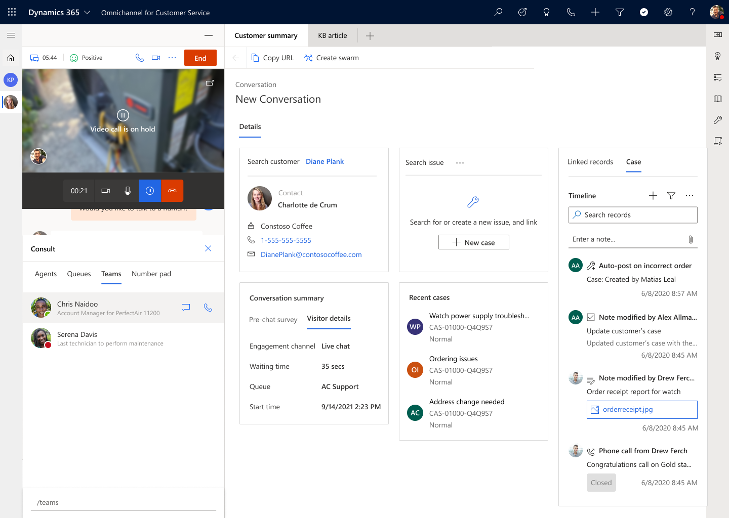 Microsoft expands Dynamics 365 Customer Service to an all-in-one digital contact center solution leveraging the power of Microsoft Teams.