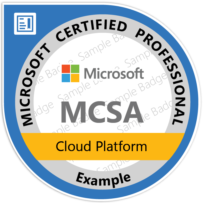 MCSA: Cloud Platform badge