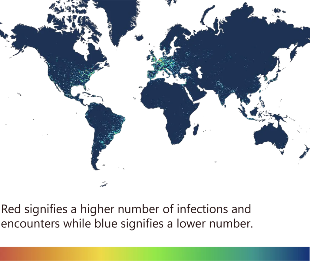 Lumma prevalence before disruption map of the world