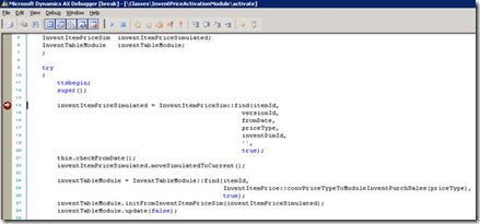 InventPriceActivationModule.activate() method 