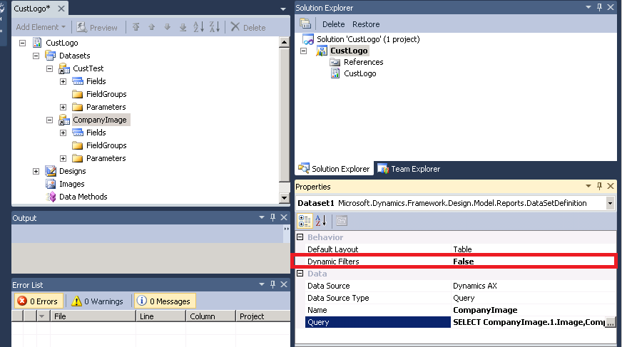 Dynamics AX 2012 Reporting: How to add company logo into query based ...