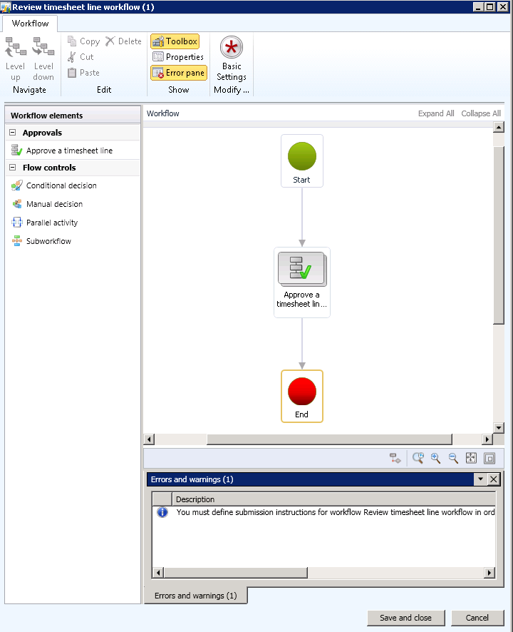 Timesheet workflows in Project management and accounting AX 2012