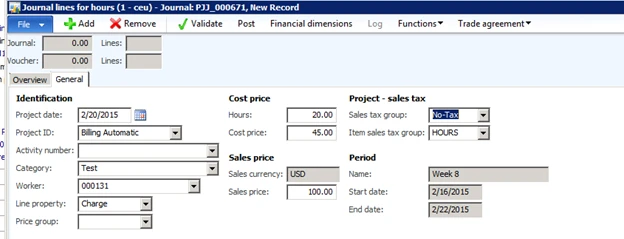 Journal lines for hours.