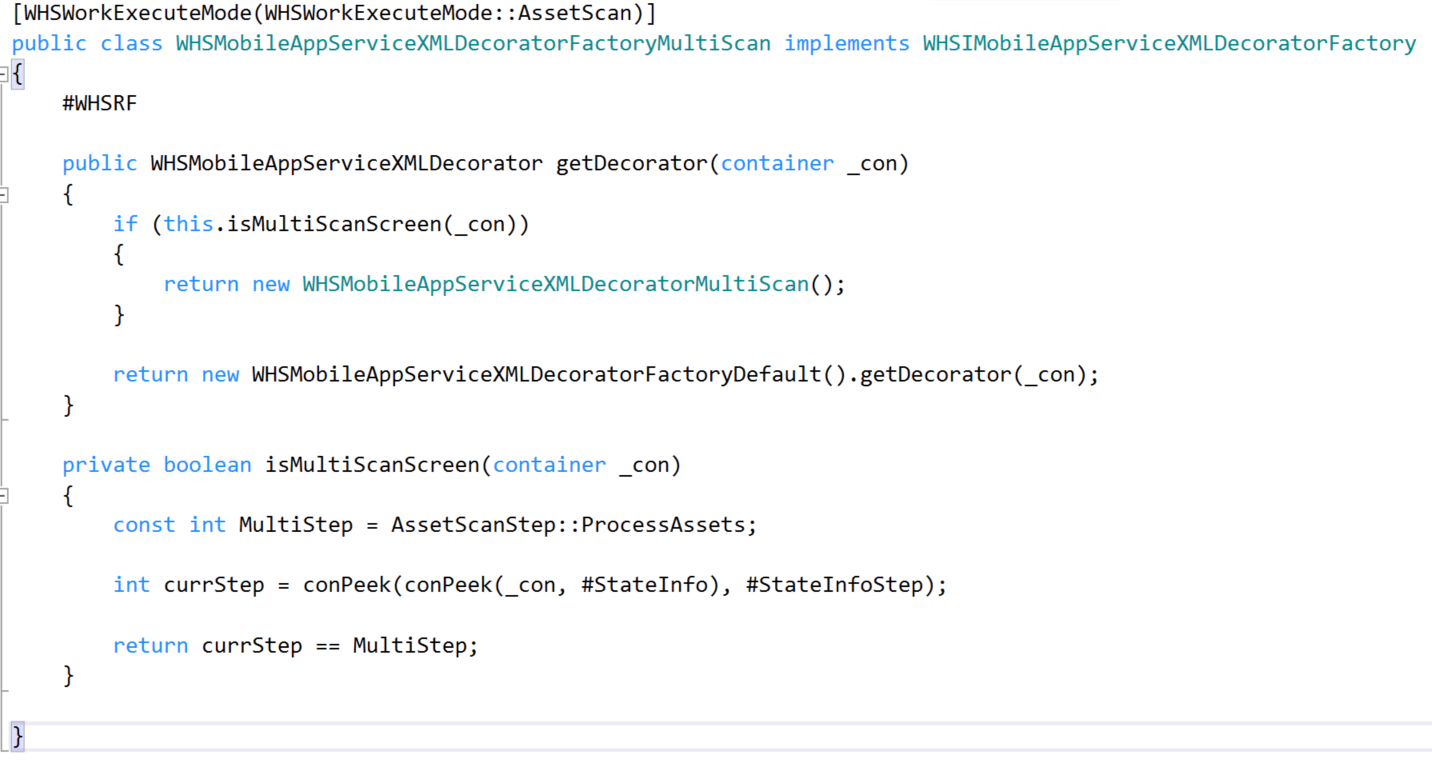 Customizing the warehouse mobile app: multi-scan pages - Microsoft ...