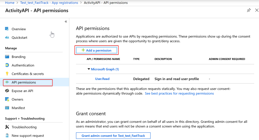 App Registration step 5