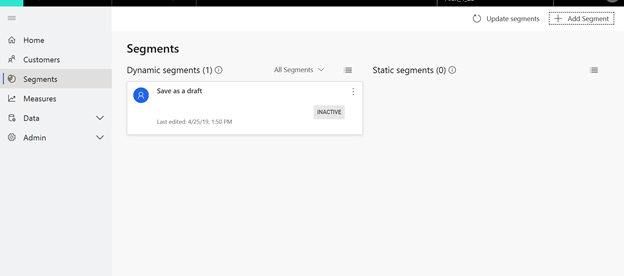 an image showing a dynamic segment with the status of Draft