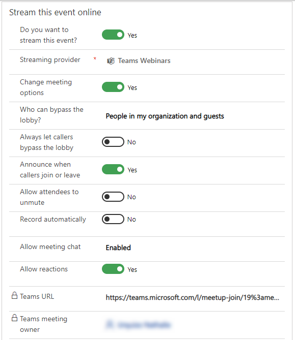 Event Management controls in Dynamics 365 Marketing