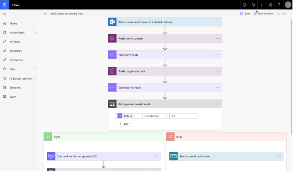 Screen capture in Microsoft Flow