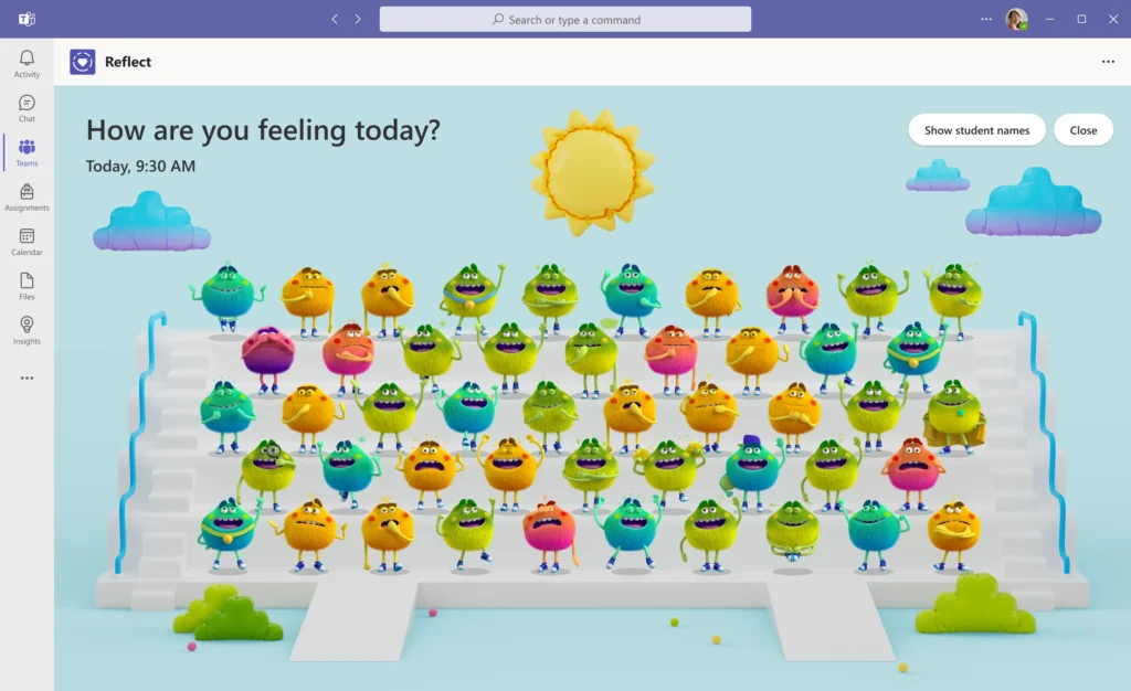 Microsoft Reflect - Together view