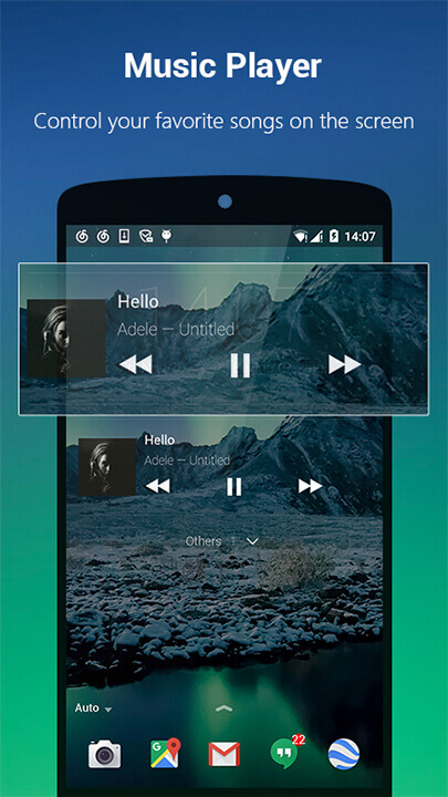 Screenshot of Music Player
