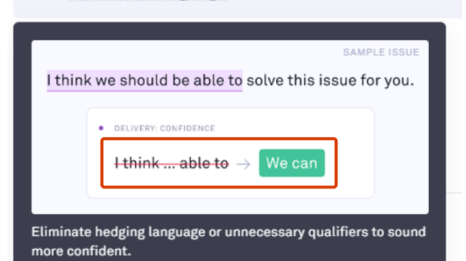 Grammarly helps users assess and rewrite text.