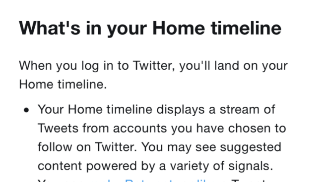 Twitter uses existing public interaction data as feedback.