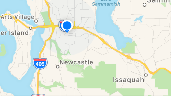 Apple Maps routing to your parked car.