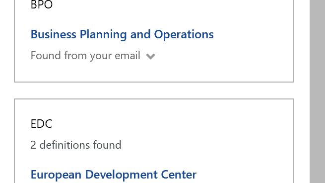 Word Acronyms offers definitions