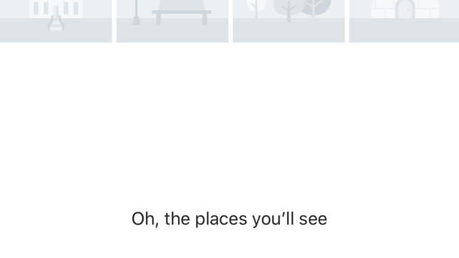 Google Photos button for allowing location history