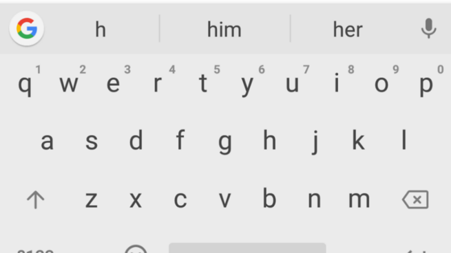 Android's predictive keyboard.
