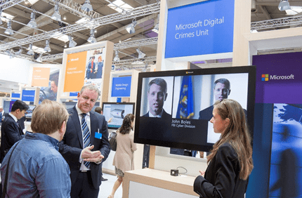 A picture from the Hannover Messe industrial fair