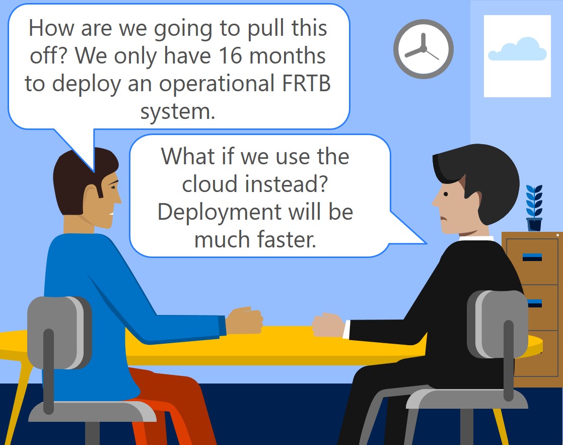 Figures discussing cloud option