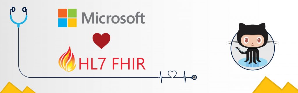 Microsoft and FHIR logos