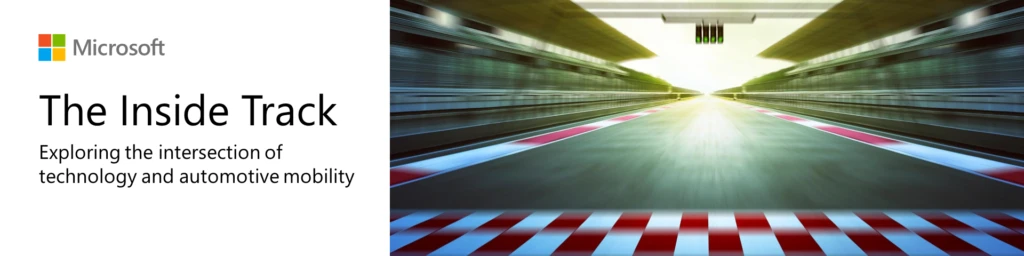 image of a racetrack finish line