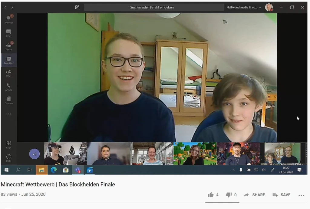 Printscreen von Lukas & Benjamin