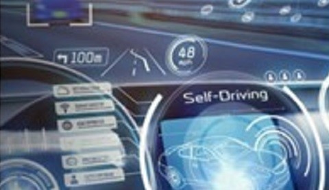 Ein digitales Armaturenbrett im Auto