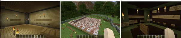 Screenshot einer Minecraft Session