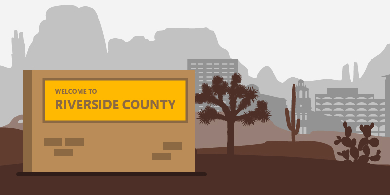 welcome to riverside county sign