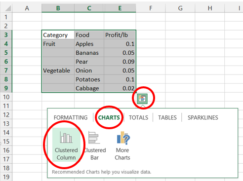 Apply Chart Filters Excel Mac