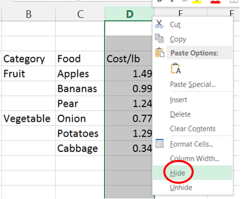 Chart Filters Excel 2010