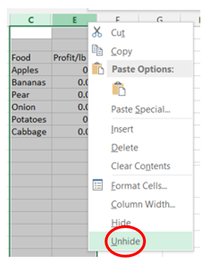 Filter Chart Excel