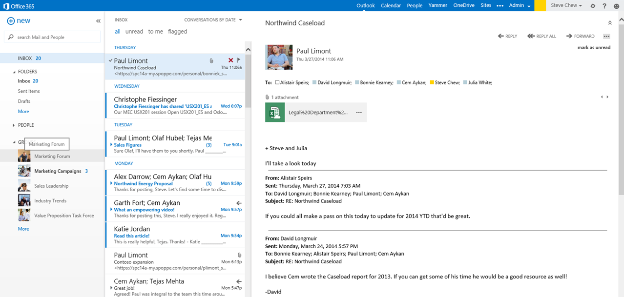 microsoft office outlook mail