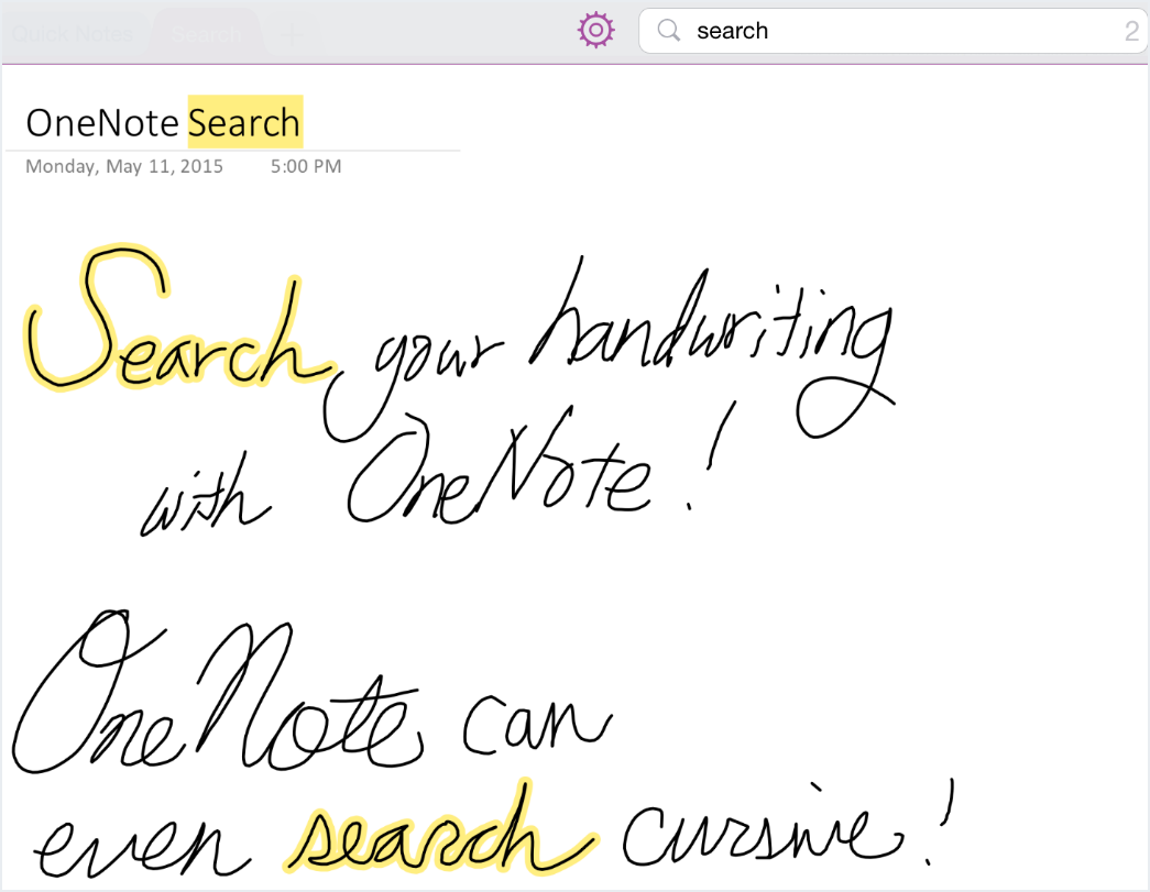 Handwriting Search and Apple Watch support for OneNote - Microsoft 365 Blog